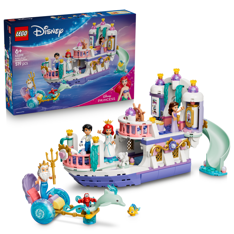LEGO Disney Prinzessin 43299 Ariels königliche Hochzeitsjacht