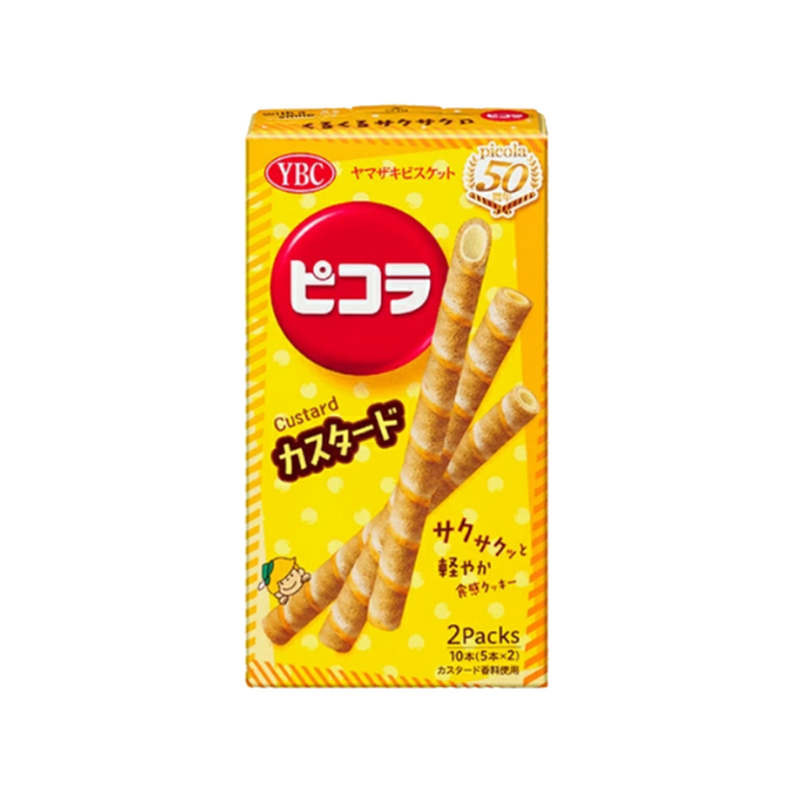 YBC Picola Custard-Geschmack Keksstäbchen 49 g