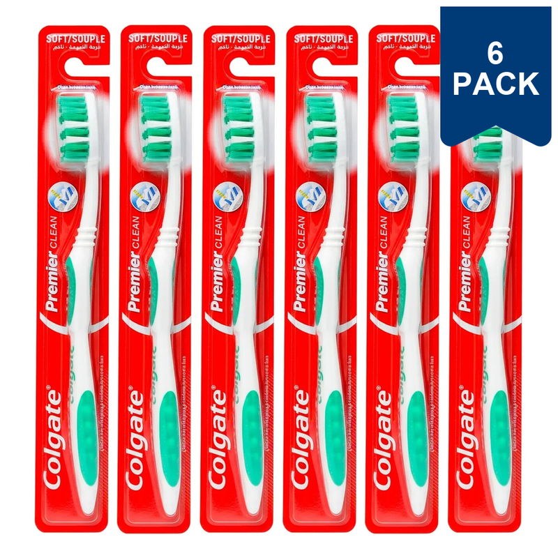 Colgate Tandenborstel Premier Clean Soft - (6-Pack)