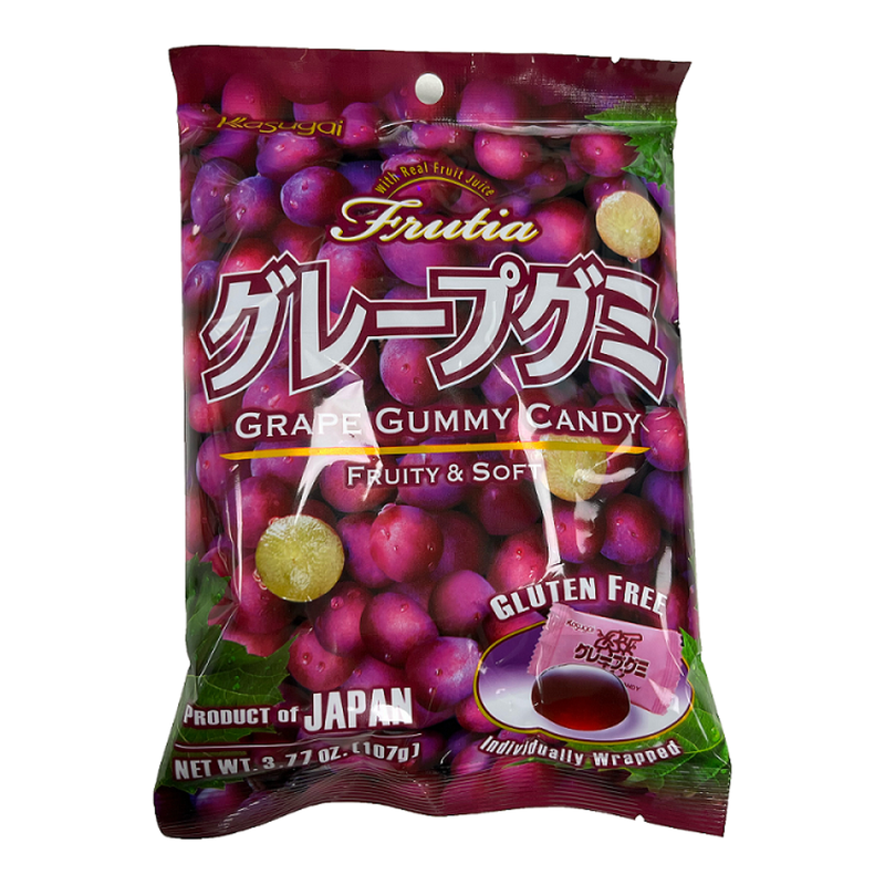 KASUGAI Grape Gummy 107g