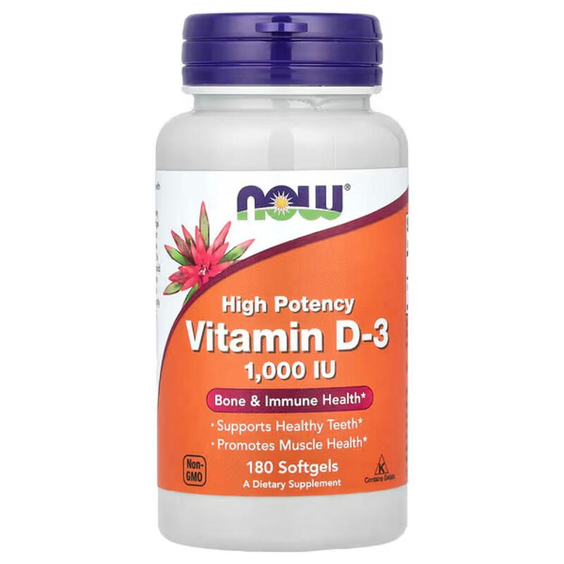 Vitamin D3 1000 IU - 180 Softgels