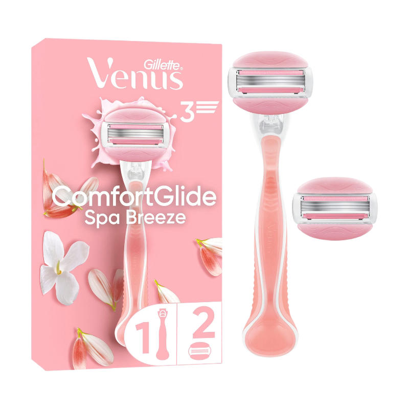 GILLETTE VENUS Comfortglide Spa Breeze Rasoir avec 2 Lames 1 pièce