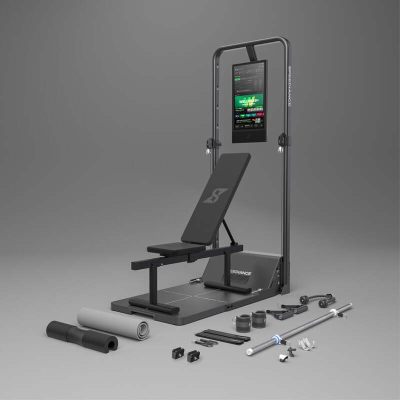 Speediance Gym Monster 2S Works Plus, Smart Home Gym mit KI-gestütztem Krafttraining, Multifunktionale Smith-Maschine für Ganzkörper-Workouts
