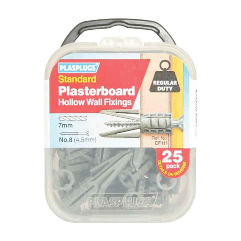 CF 111 Standard Plasterboard Fixings Pack of 25