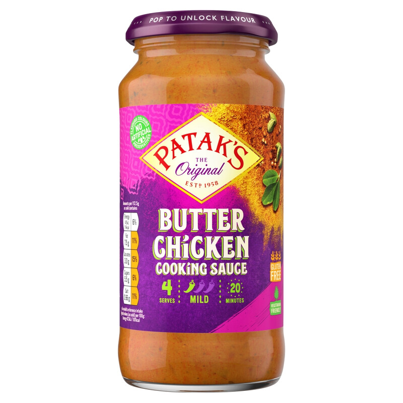 Patak's Cream Butter Chicken Sauce 450G