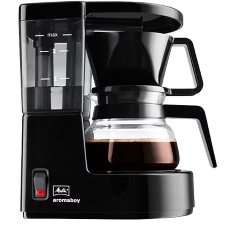 Aromaboy, Filter Coffee Machine, Retro, Compact, 0.31L, Black - 1015-02