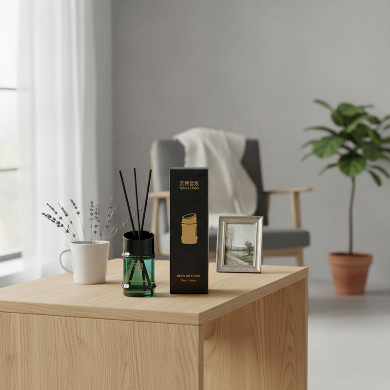 Bamboe Breeze diffuser · premium editie geur: Zen Tea 18*5,5*5,5 cm