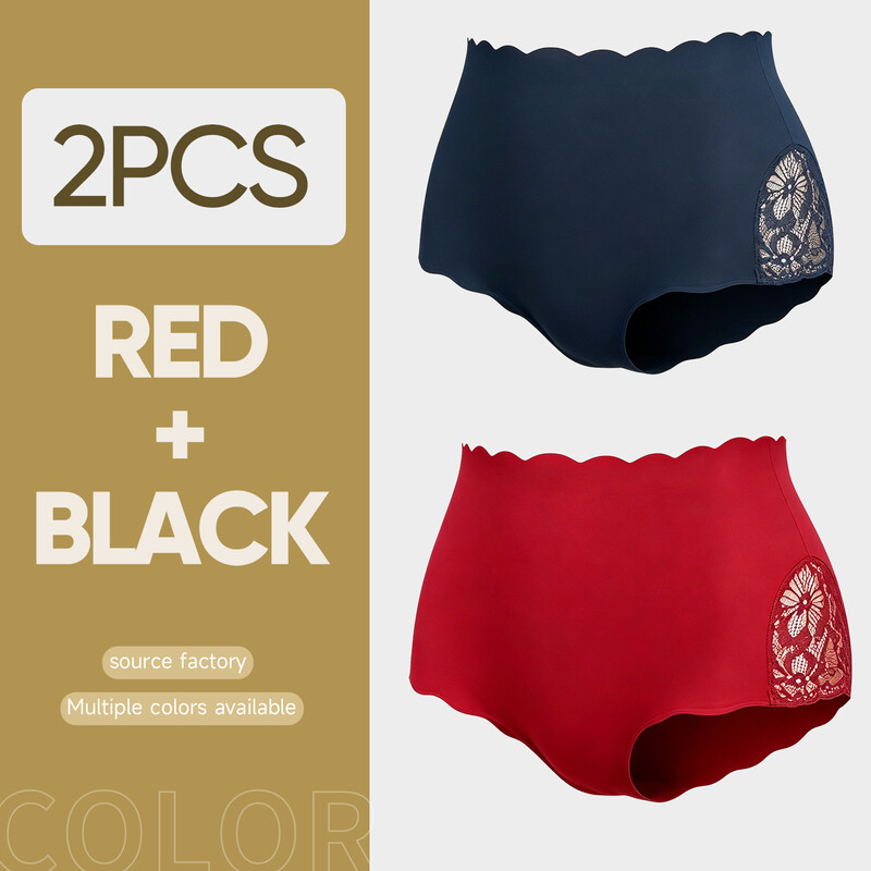 Women' Soft Lace Briefs 4PCS L