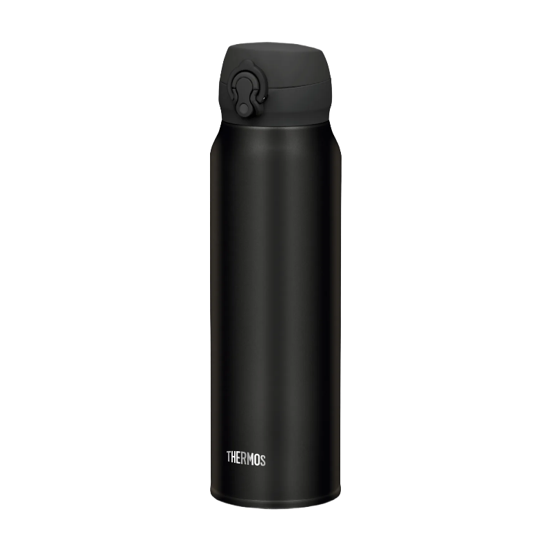 Ultraleichter Isoliertrinkflasche Kohle-Schwarz Matt 0,75 L