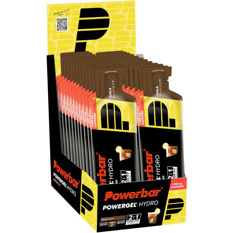 POWERBAR PowerGel Hydro Cola (mit Koffein) 24x Gels