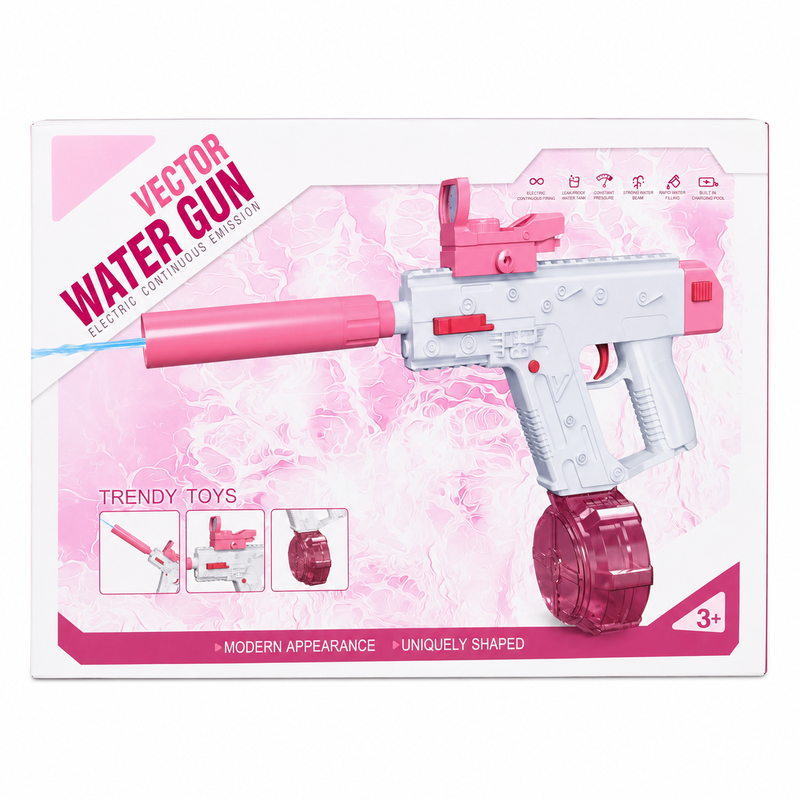 Upgraded version Water gun, continuos electric emission