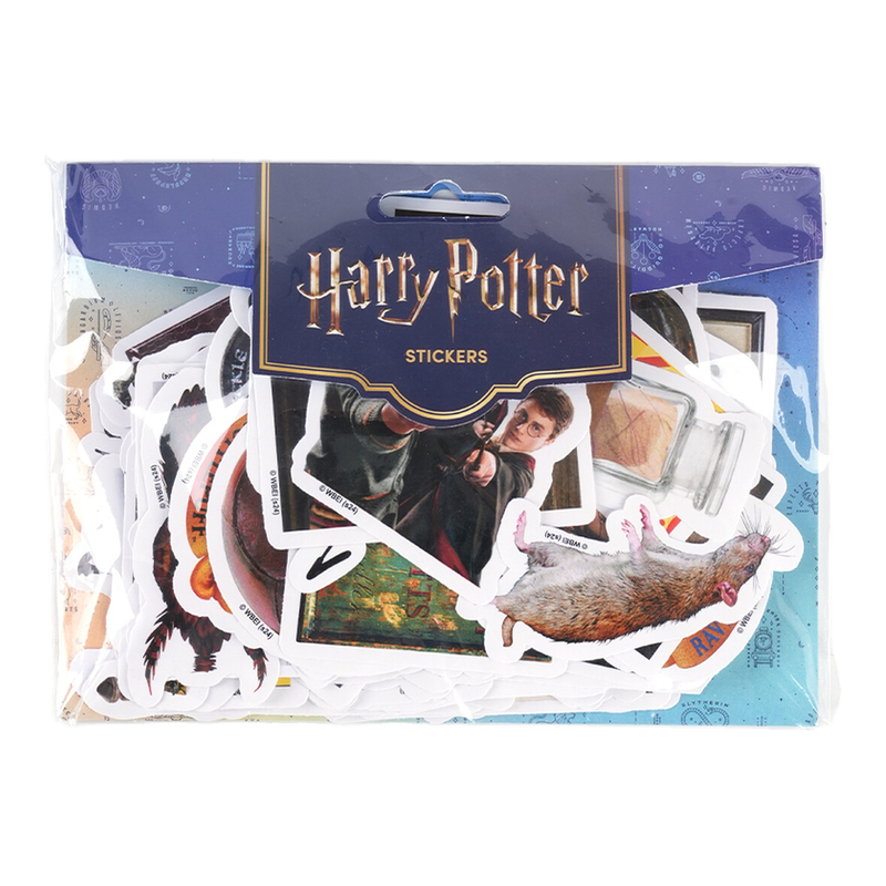 Harry Potter Officially Licensed Stickers Pack Waterproof PVC Vinyl Decals Including Harry Ron Hermione Malfoy Scabbers For Laptop Water Bottle Skateboard Luggage Decor 100Pcs Per Pack