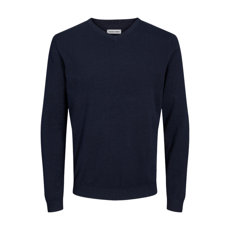 JACK&JONES Essentials JJEBASIC Gebreide V-hals Trui Regular Fit