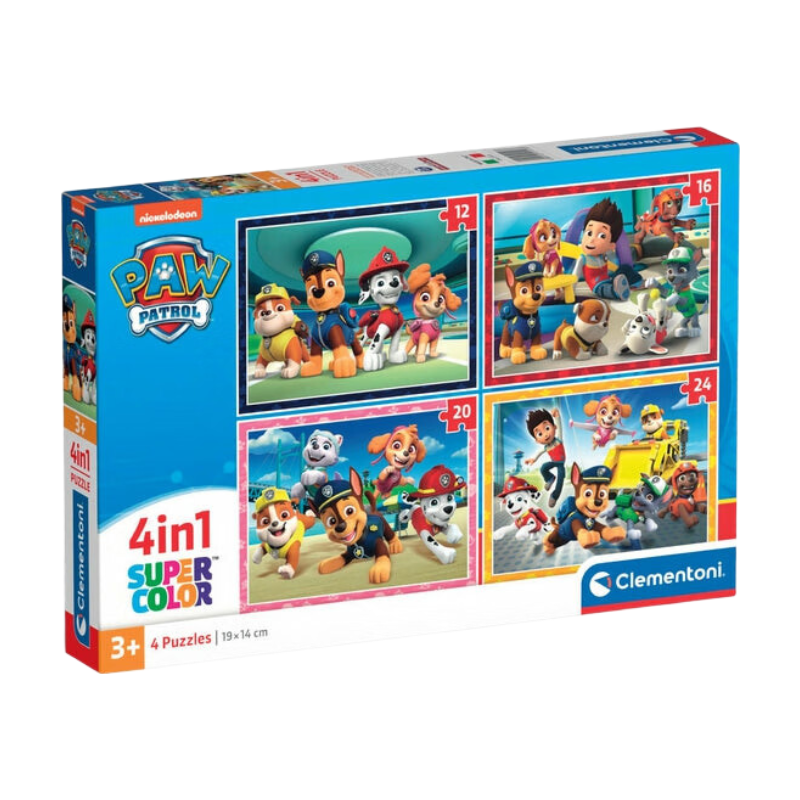 Clementoni Supercolor puzzel PAW Patrol - 12 stuks, meerkleurig