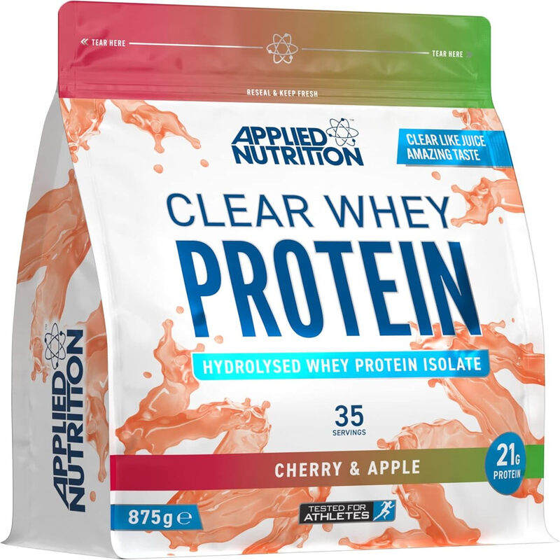 Applied Nutrition Clear Whey Protein Nutrition Powder Cherry & Apple Flavour - 875G