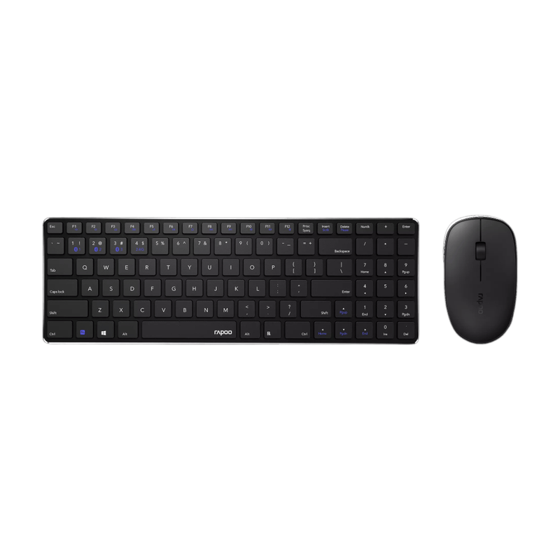 Rapoo Ultra-Slim Wireless Desktop Combo With Numpad 6940056130143