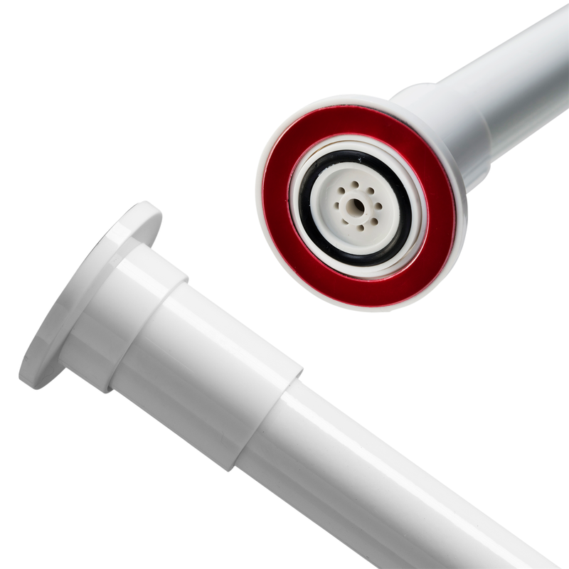 Shower Curtain Rod Stick n Lock™ Telescopic White 70-122cm
