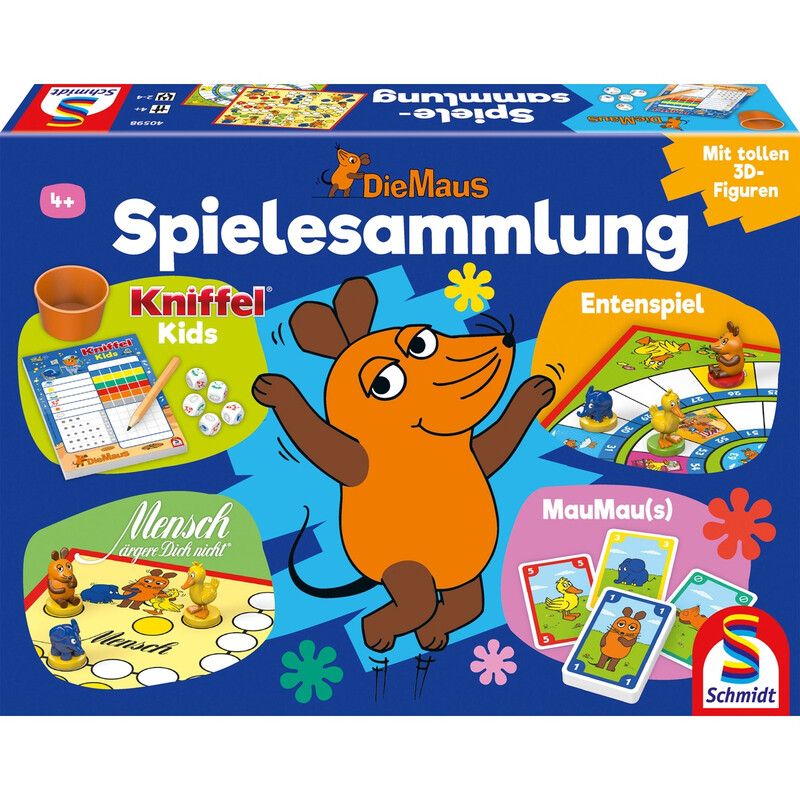 Schmidt® Spiele 40598 Kinderspiele Die Maus, Spielesammlung ab 4 Jahre