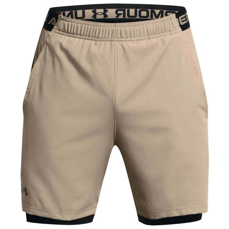 Vanish Woven Men's 2-in-1 Shorts Timberwolf Taupe S