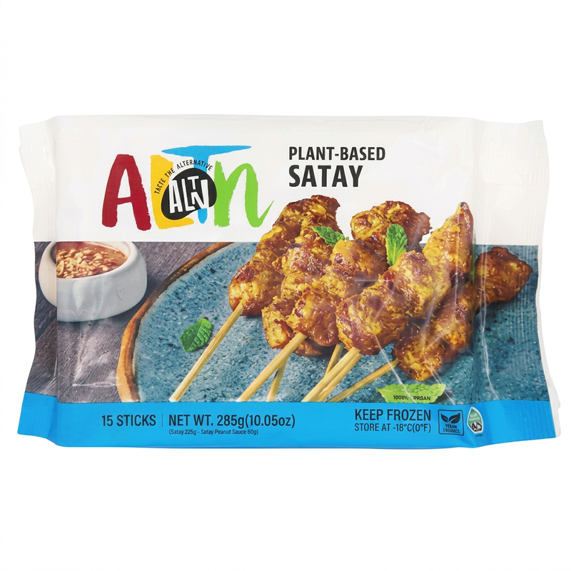TYJ ALTN Meat-Free Satay with Peanut Sauce (15g x 15)