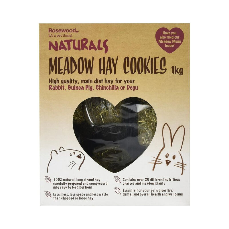 Naturals Meadow Hay Cookies Healthy Small Animal Treats 1kg