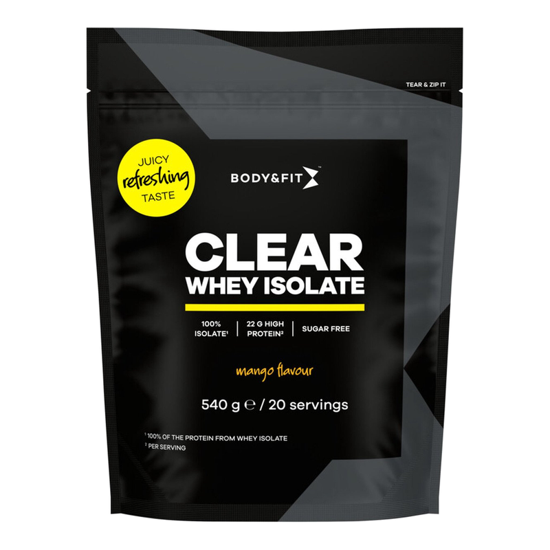 Body&Fit Clear Whey Isolate mango 540 g (20 porties)