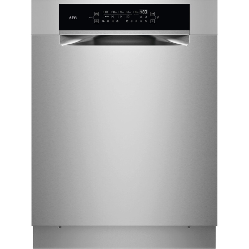 AEG GU9200X2SCM Serie 9000 Halbint. Geschirrspüler, 14 Maßgedecke, AirDry, SatelliteClean, Inverter-Motor, 40 dB, EK A