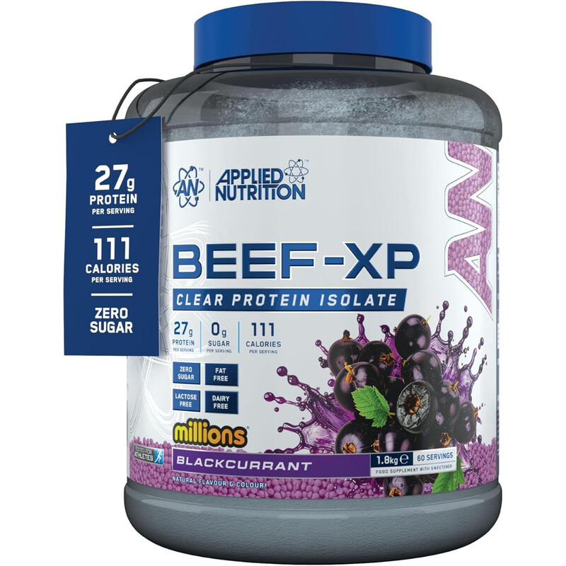 Applied Nutrition Beef-Xp Beef Protein Nutrition Powder Blackcurrant Millions Flavour - 1.8Kg