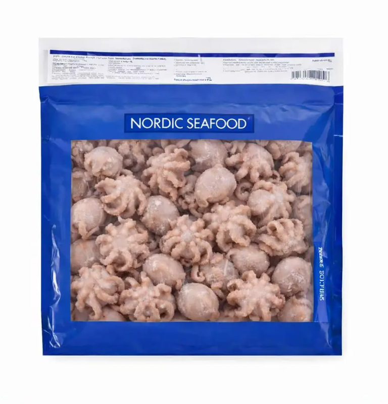 Nordic Seafood Gefrorener Baby-Oktopus Nettogewicht 800 g