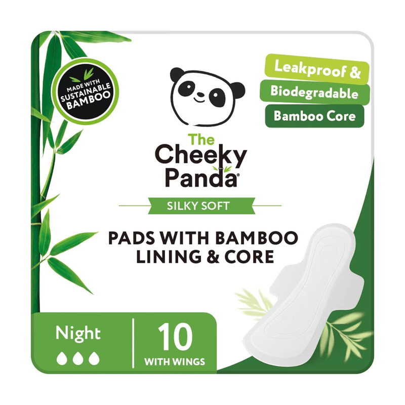 The Cheeky Panda Pads Night 10 Pack