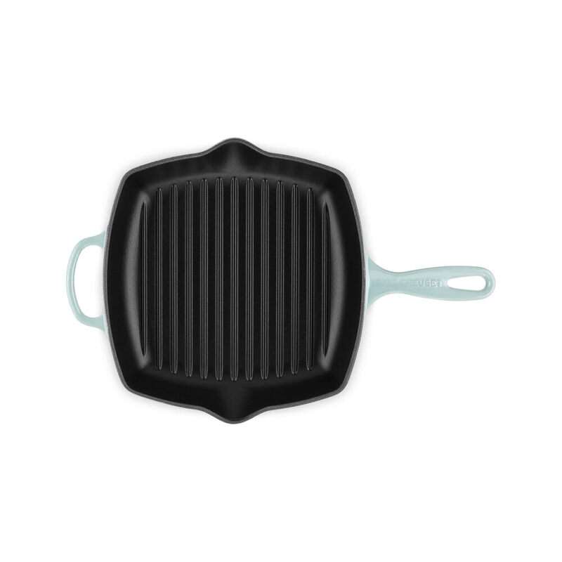 Le Creuset Quadratische Grillpfanne Signature 26 cm Sea Salt