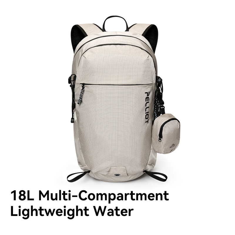 PELLIOT Outdoor Hiking Lightweight Rucksack Backpack Travel Backpack White
