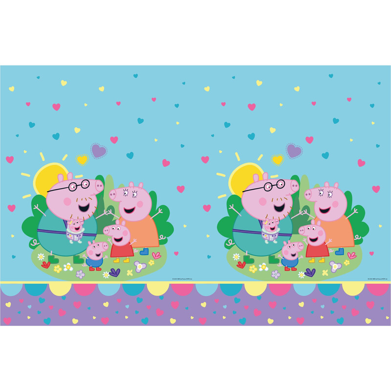 Made With Love Plastic Tablecover 120x180cm