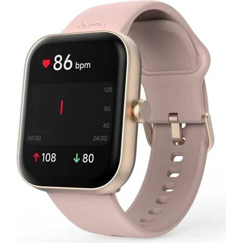 "5000" Smart Watch, Tel. Function, Sleep Monitoring, IP68, 47 mm, rosé