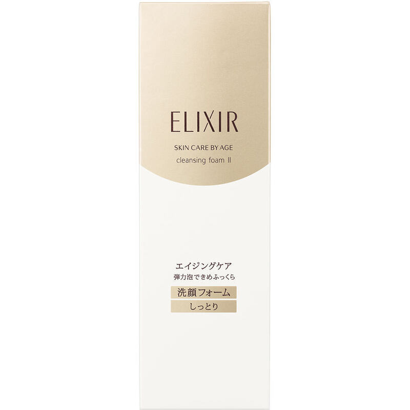 ELIXIR Elastic Foam Cleansing II N – Feuchtigkeitsspendender, elastischer Reinigungsschaum mit Kollagen & Elastin (Feucht) 140 g