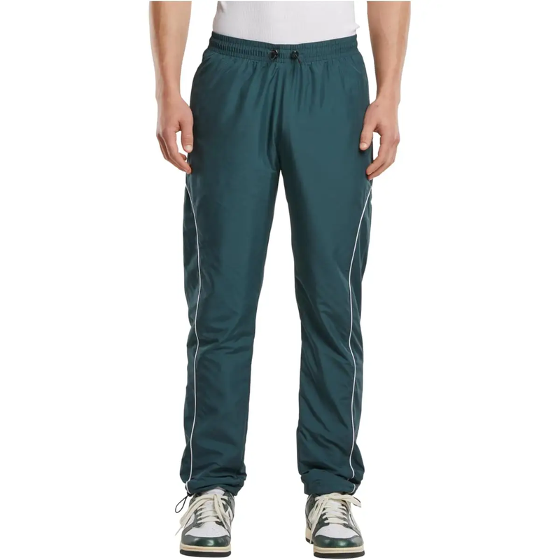 Urban Classics piped paneel-joggingbroek - flessengroen - maat L