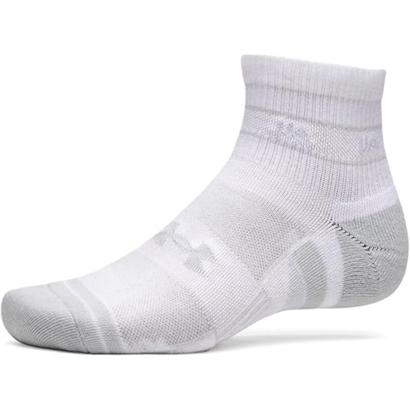 Performance Tech Unisex 3-Pack Quarter Socks White L