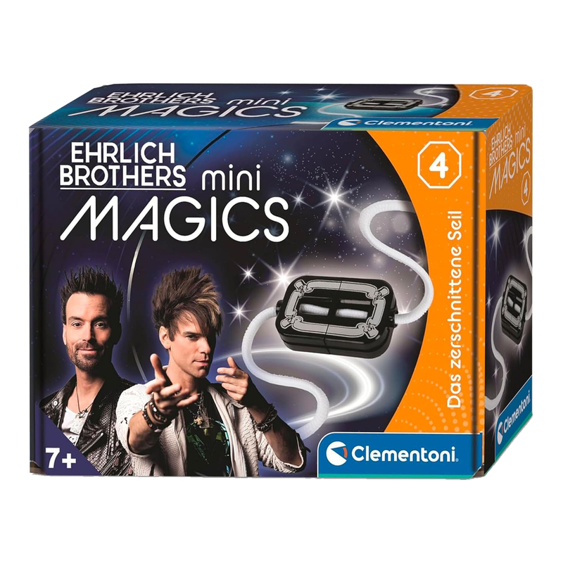 Clementoni Ehrlich Brothers miniMagics Das zerschnittene Seil - Zauberset für Kinder ab 7 Jahren - Zauberbox als Einstieg in die Magie & Illusion - 59390