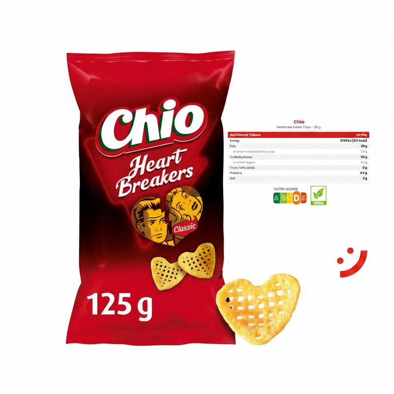 Chio Heartbreak Aardappelchips - 125 g