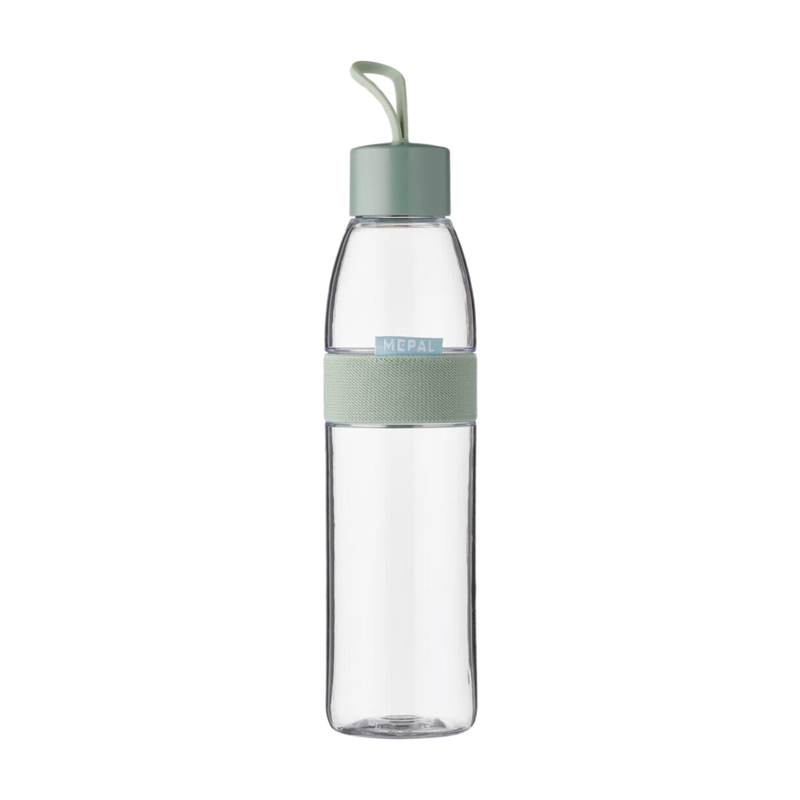 Mepal Ellipse Wiederverwendbare Trinkflasche, Auslaufsicher, Für Kohlensäurehaltige Getränke, Bpa-frei, 700 Ml, Salbeigrün.