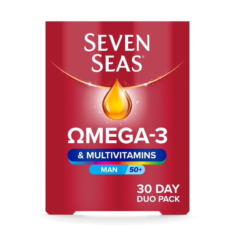 Omega 3 and Multivitamins for Men 50 Plus Duo Pack - 30 Day Supply