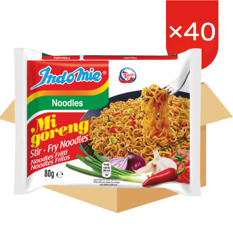Indomie Noodle Mi Goreng - 8 x 80 g