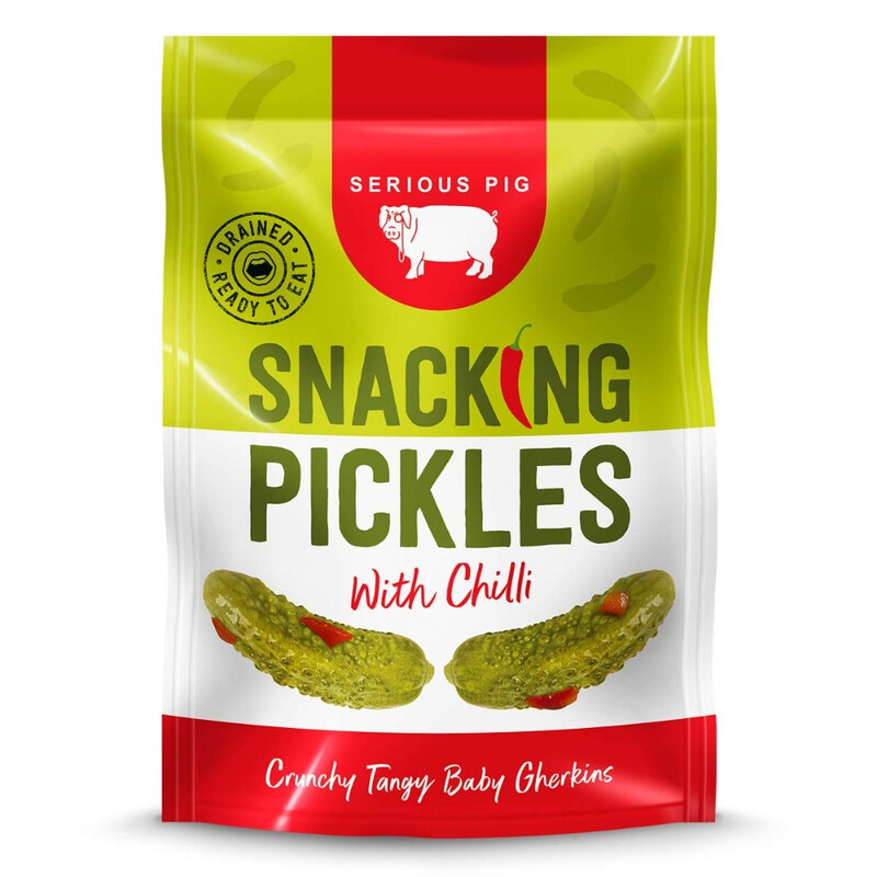 Serious Pig Snacking Pickles With Chilli 40G