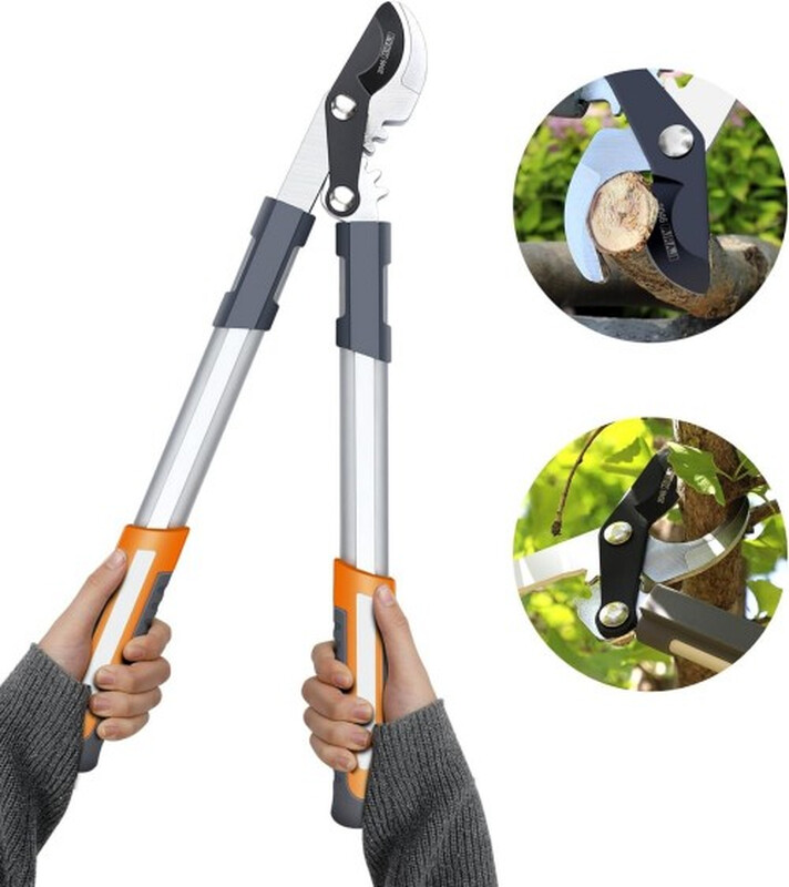 Bypass Loppers 43cm, Gardening Tree Loppers, Cuts 3cm Branches, Teflon Coated and SK5
