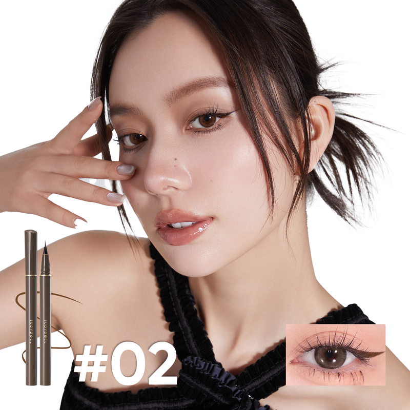 Judydoll Ultrafeiner flüssiger Eyeliner #02 Dunkelbraun