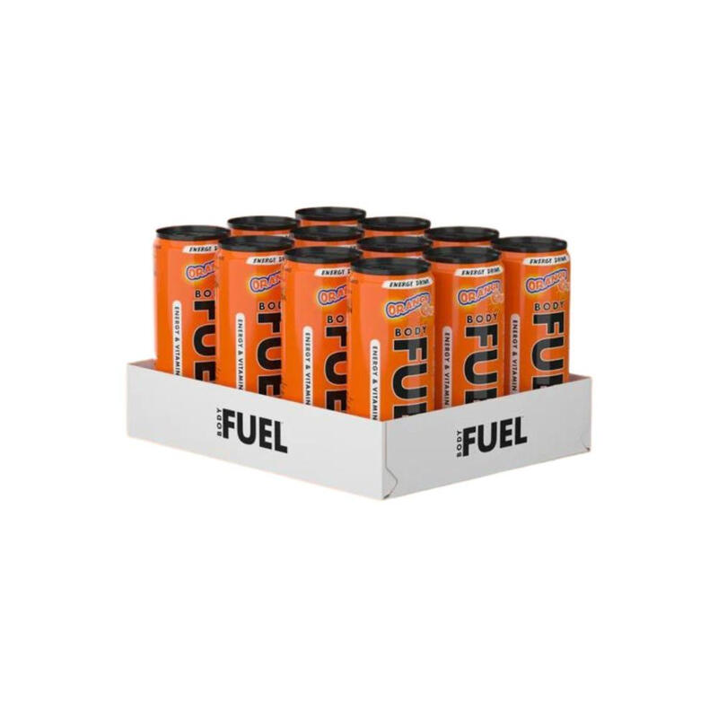 Body Fuel Energy Drink Orange - 12 x 330 ml