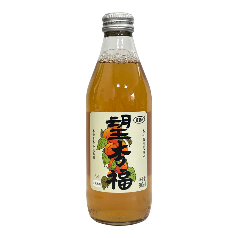 Boisson gazeuse composite Haowangshui Wangxingfu 300 ml aux abricots
