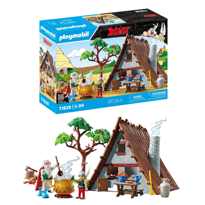 PLAYMOBIL Asterix Haus Spielset: Asterix und Obelix Abenteuer für Kinder ab 5 Jahren – Fantasievolles Spielzeug