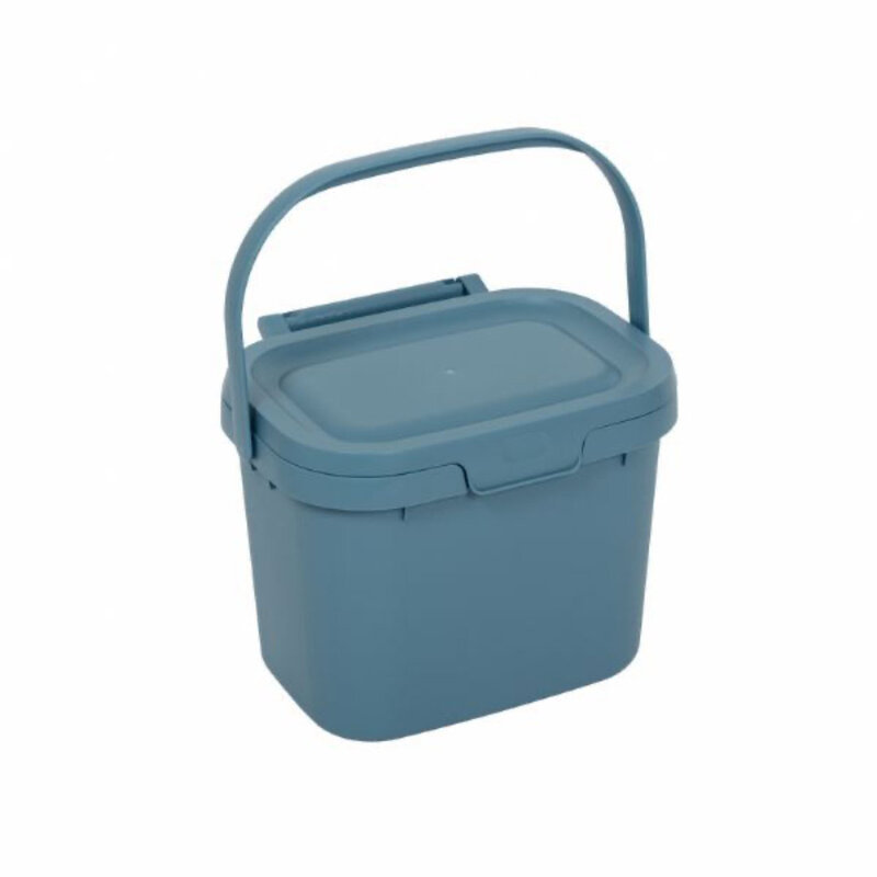 Everyday Kitchen Food Waste Compost Caddy Bin, 4.5L - Air Blue