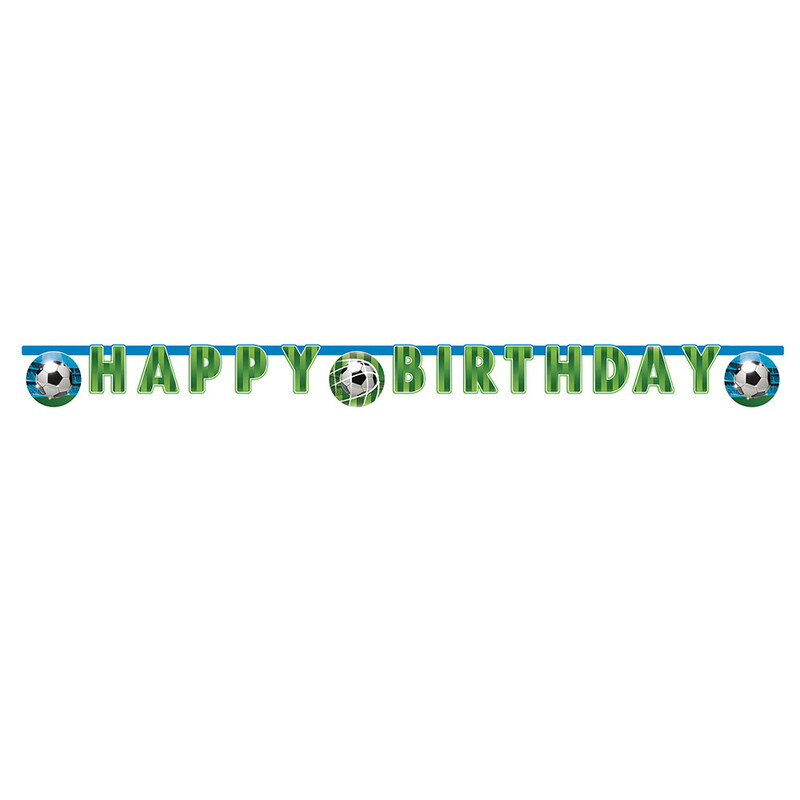 Soccer Fans "Happy Birthday" Banner